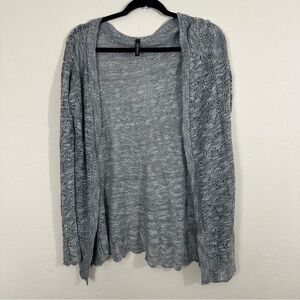 Women’s Full Tilt Small Long Sleeve Grey Cardigan